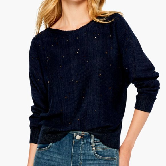 NIC+ZOE Falling Stars Sweater - Picture 1 of 9